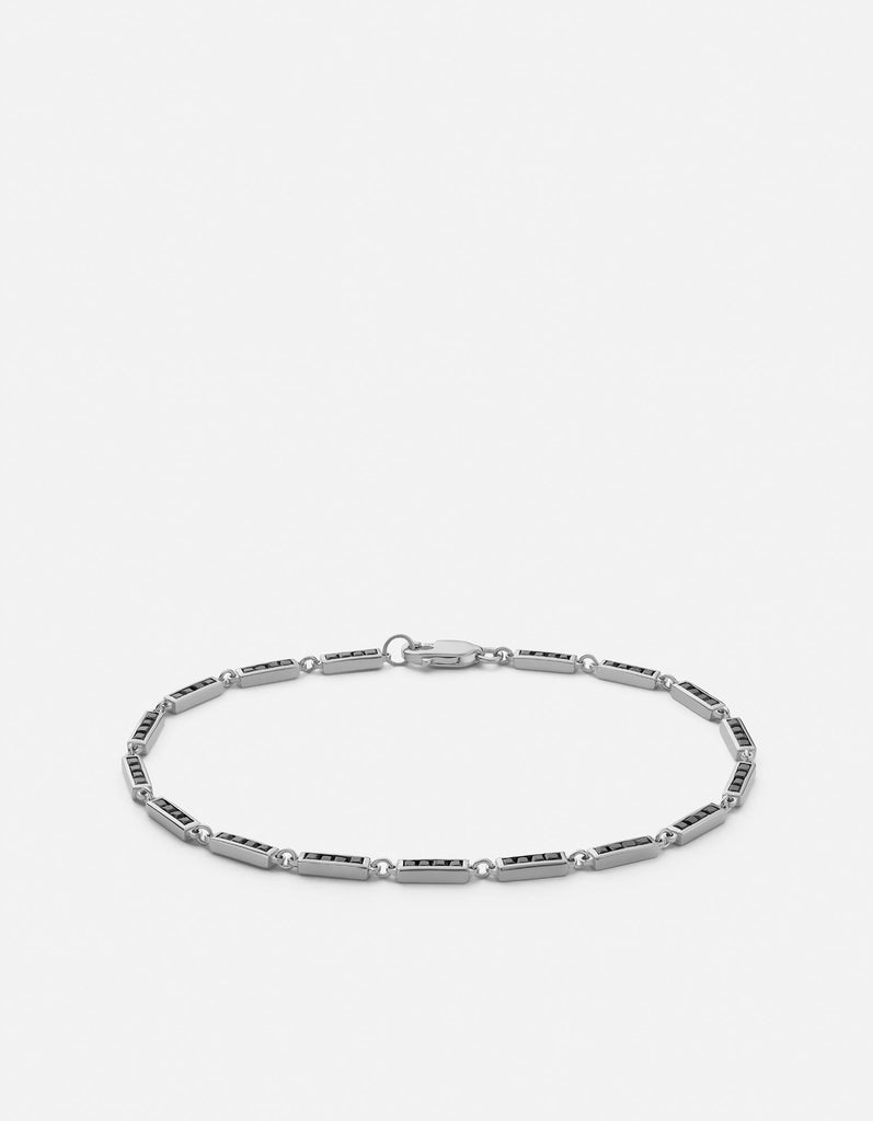 Miansai Bracelets Totem Onyx Bracelet, Sterling Silver