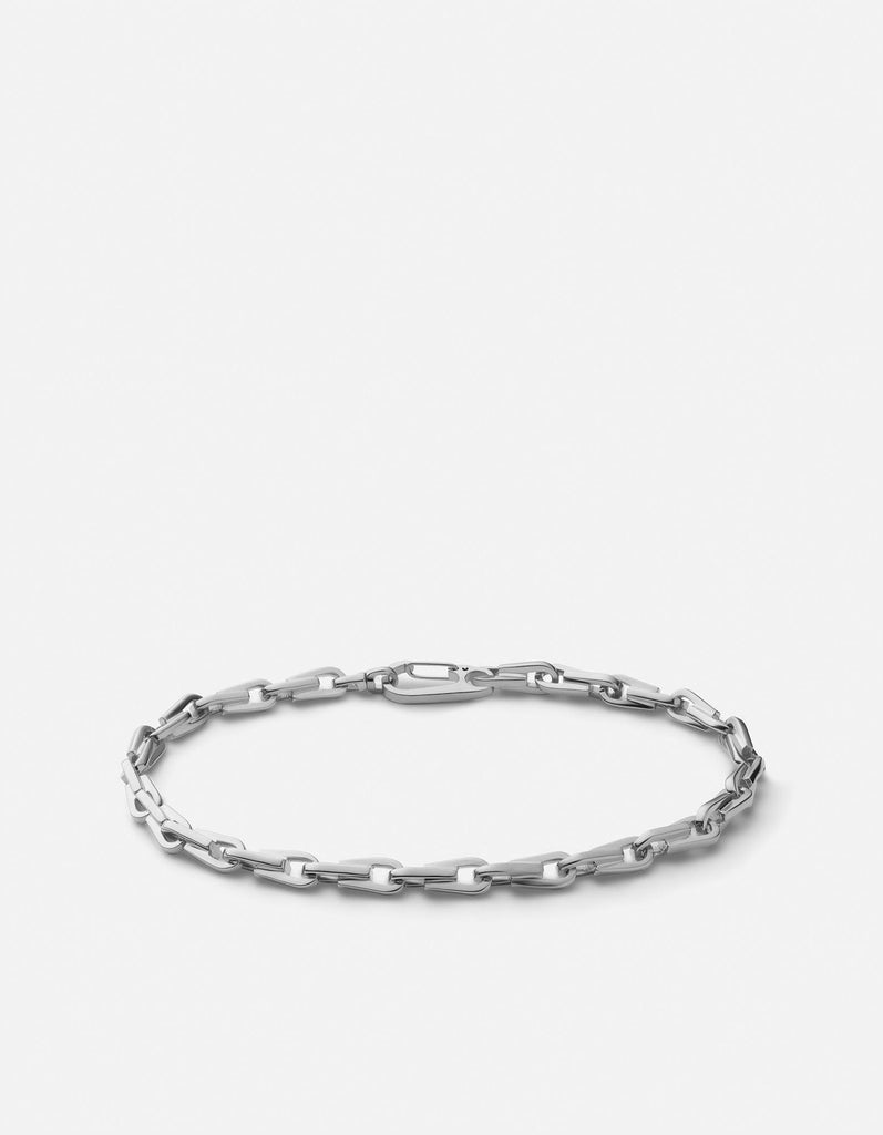 Miansai Bracelets Leon Bracelet, Sterling Silver Polished Silver / M