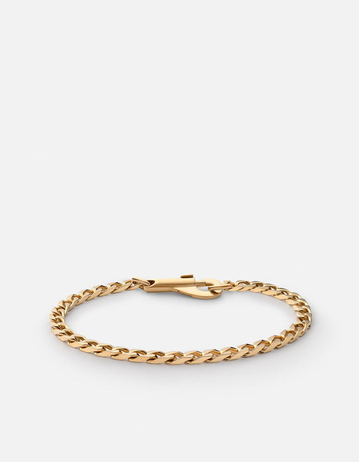 Miansai Bracelets 4mm Snap Chain Bracelet, Gold Vermeil