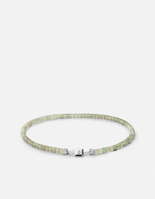 Miansai Bracelets Coda Aventurine Bracelet, Sterling Silver Green / M