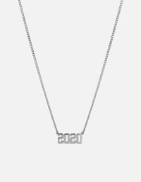 Miansai Necklaces Numero Necklace, Sterling Silver Polished Silver / 21 in. / Monogram: Yes
