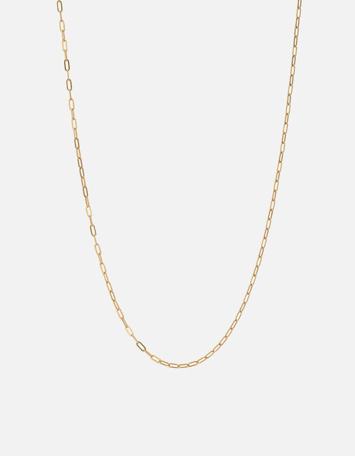 Miansai Necklaces 2.5mm Volt Link Cable Chain Necklace, Gold Polished Gold Vermeil / 24 in.