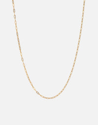 Miansai Necklaces 2.5mm Volt Link Cable Chain Necklace, 14k Gold Polished Gold / 24 in.