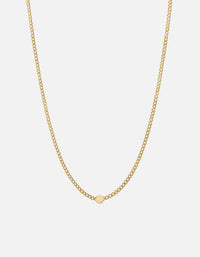 Miansai Necklaces Type Chain Necklace, Gold Vermeil 1 Letter / Polished Gold / 24 in. / Monogram: Yes