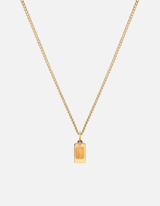 Miansai Necklaces Valor Citrine Necklace, Gold Vermeil Orange / 18 in.