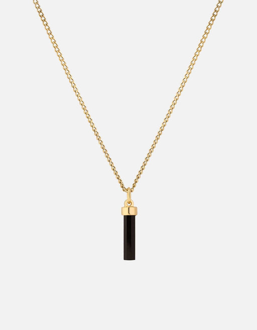 Miansai Necklaces Remi Spinels Necklace, Gold Vermeil Black / 21 in.