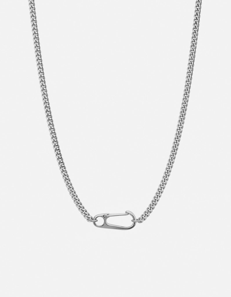 Miansai Necklaces Ira Chain Necklace, Sterling Silver Polished Silver / 21 in.