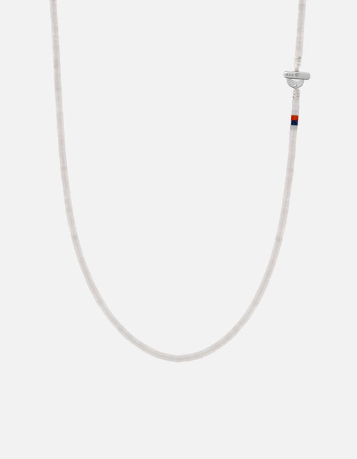 Miansai Necklaces Zane Moonstone Necklace, Sterling Silver White / 22.5in.