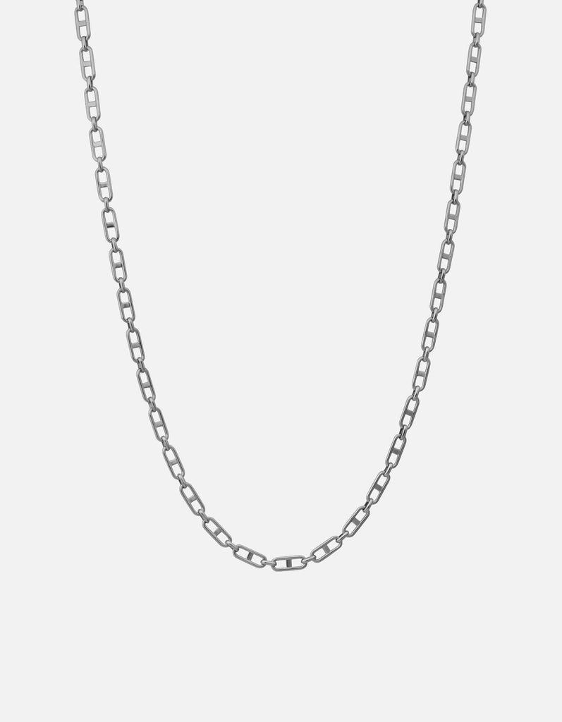 Miansai Necklaces Marinero Chain Link Necklace, Sterling Silver Polished Silver / 21 in.