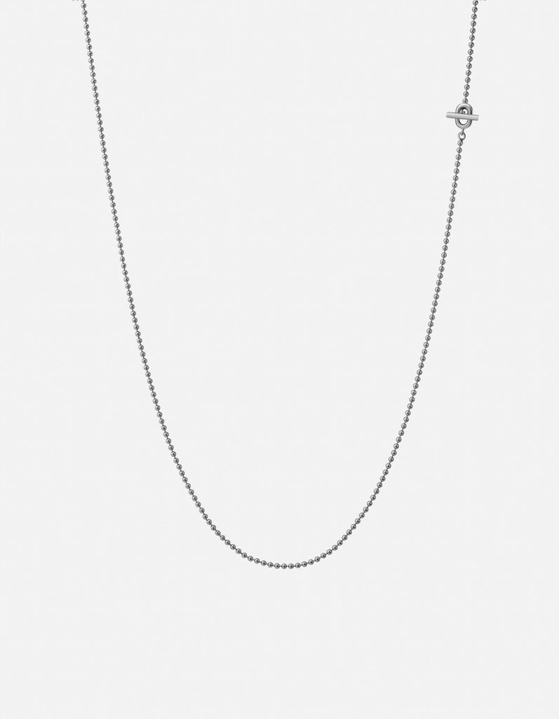 Miansai Necklaces Orb 1.5mm Chain Necklace, Sterling Silver Polished Silver / 21 in.