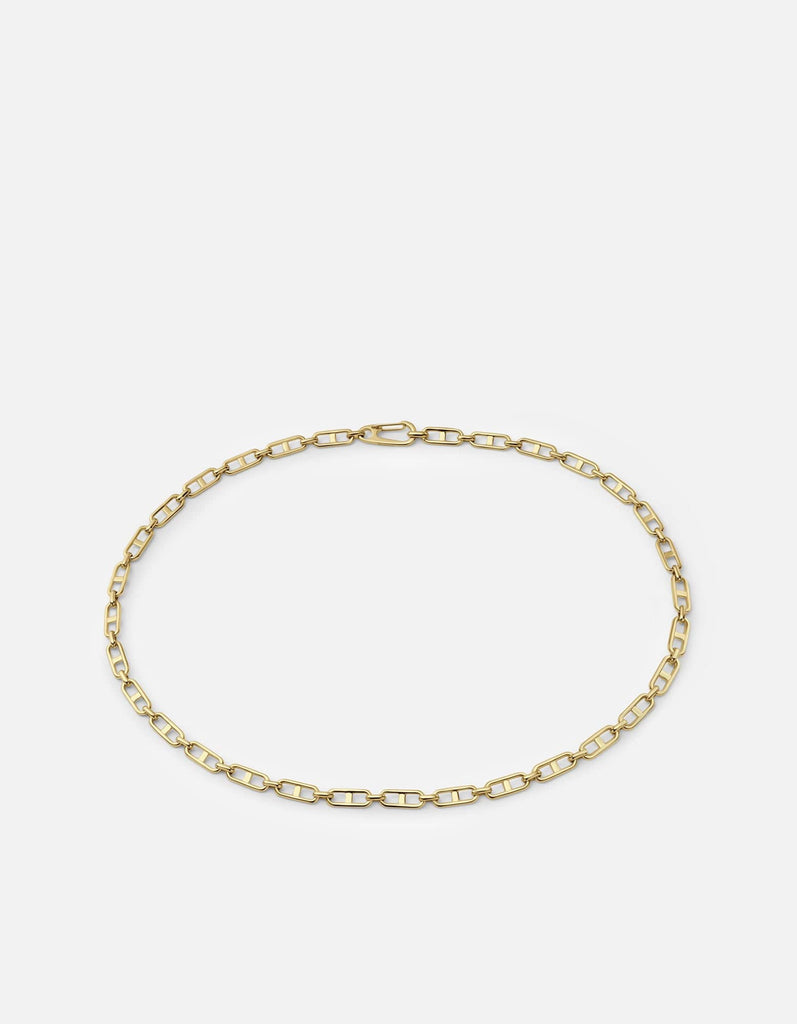 Miansai Necklaces Marinero Chain Link Choker, Gold Vermeil Polished Gold / 15 in.