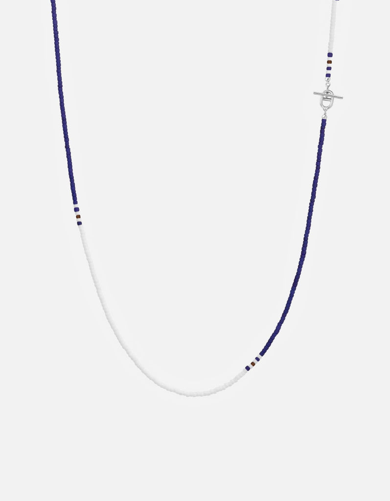 Miansai Necklaces Avi Necklace, Sterling Silver / Blue/White/Amber Blue/White/Amber / 22in.