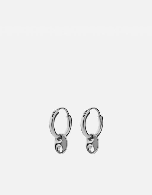 Miansai Earrings Pyper Huggie Earrings, Sterling Silver Polished Silver / Pair