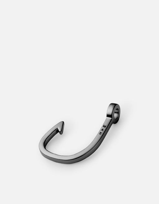 Miansai Hooks/Anchors Hook Rope, Matte Black Rhodium Asphalt / Monogram: Yes