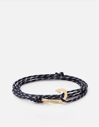 Miansai Hooks/Anchors Mini Hook Rope, Gold Midnight / O/S