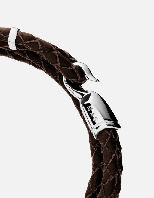 Miansai Bracelets Trice, Sterling Silver Brown / M / Monogram: Yes