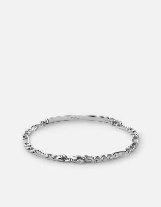 Miansai Bracelets 3mm ID Figaro Chain Bracelet, Sterling Silver