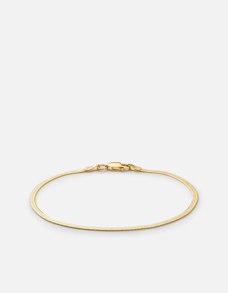 Herringbone Waist Chain, Gold Vermeil, Women's Waist Chains