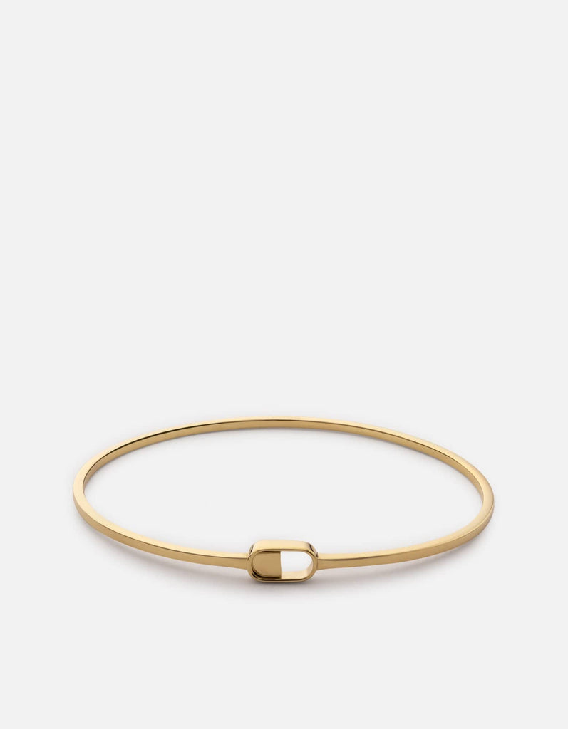 Miansai Cuffs Ezra Cuff, Gold Vermeil Polished Gold / S