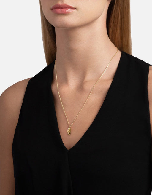 Miansai Necklaces Lobster Claw Necklace, Gold Vermeil Polished Gold / 24 in.