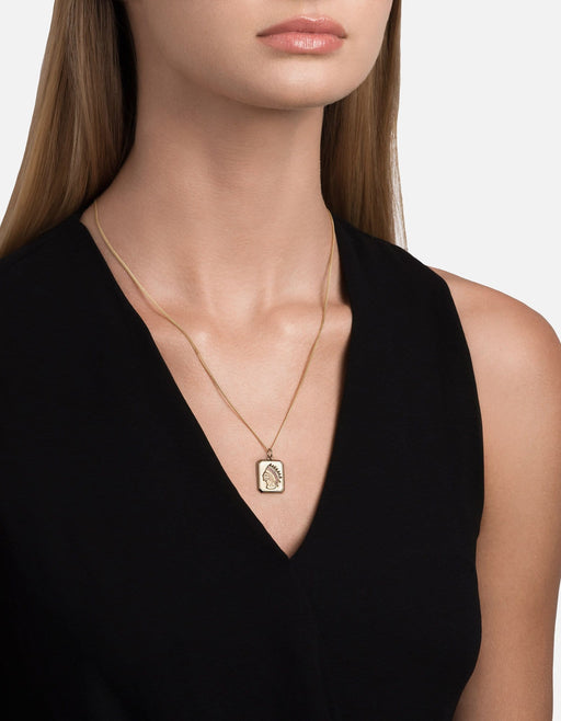Miansai Necklaces Hiawatha Necklace, Gold Vermeil/Sapphire