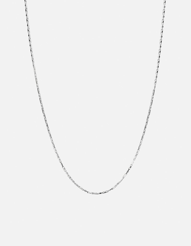 Miansai Necklaces Cardano Chain Necklace, Sterling Silver Polished Silver / 21 in.