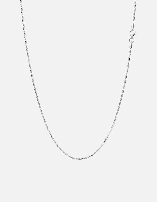 Miansai Necklaces Cardano Chain Necklace, Sterling Silver Polished Silver / 21 in.