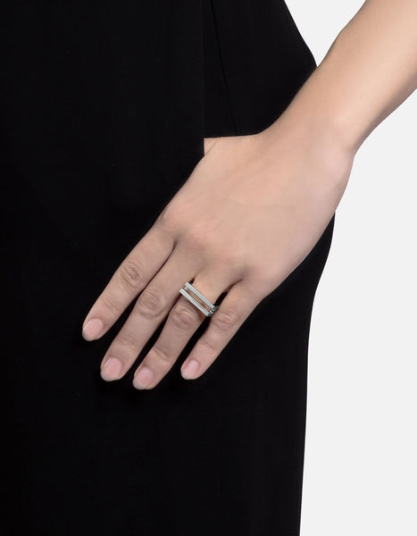 Square Bar Ring, Sterling Silver | Women's Rings | Miansai