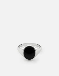 Miansai Rings Heritage Ring, Sterling Silver/Black Black / 8