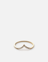 Miansai Rings Astor Ring, 14k Gold Pavé Polished Gold/Pave / 7