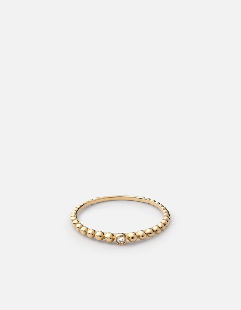 Miansai Rings Ida Ring, 14k Gold Pavé Polished Gold Pave / 5