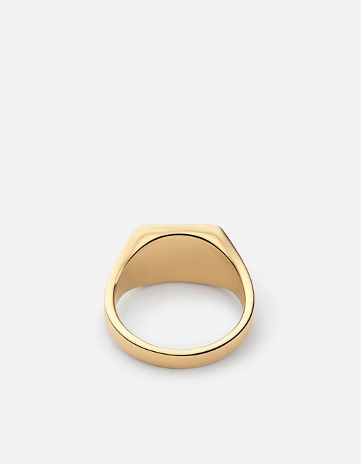 Miansai Rings Ledger Ring, Gold Vermeil