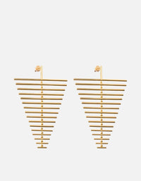 Miansai Earrings Falcon Earrings, Gold Vermeil Polished Gold / Pair