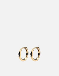 Miansai Earrings Aeri Huggie Earrings, 14k Gold Polished Gold / Pair