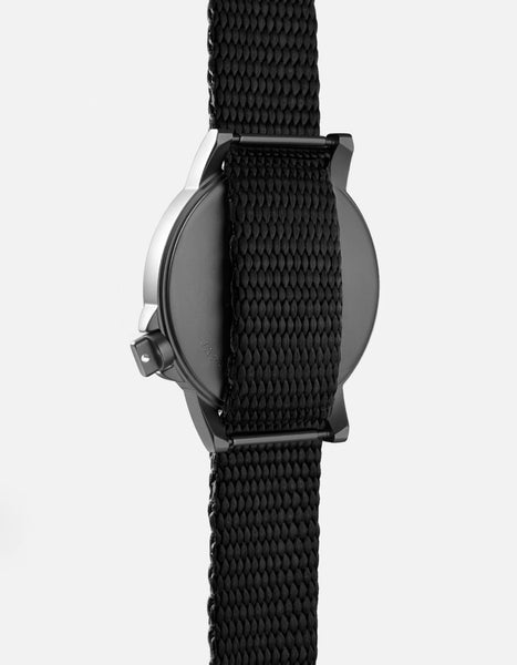 M24 II Watch Black on Nylon, Black | Miansai