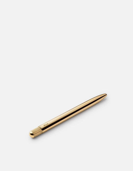 Miansai Pens Nova Pen, Brass Polished Brass / O/S / Monogram: Yes