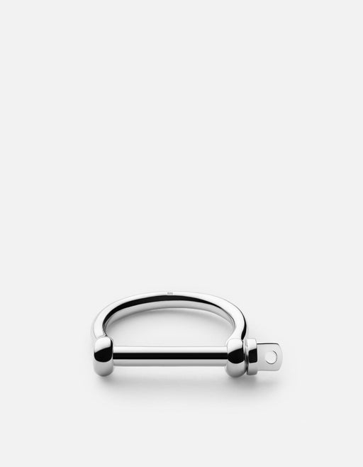 Miansai Keychains Screw Cuff Keychain, Silver Polished Sterling Silver / O/S / Monogram: No