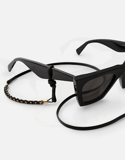 Miansai Sunglasses Double Nexus Sunglass Cord, Gold Vermeil Black / O/S