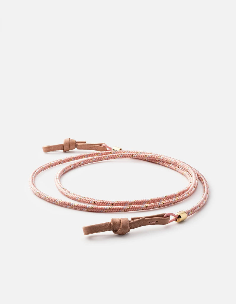Miansai Dry Goods Nexus Nylon Sunglass Cord, Gold Vermeil