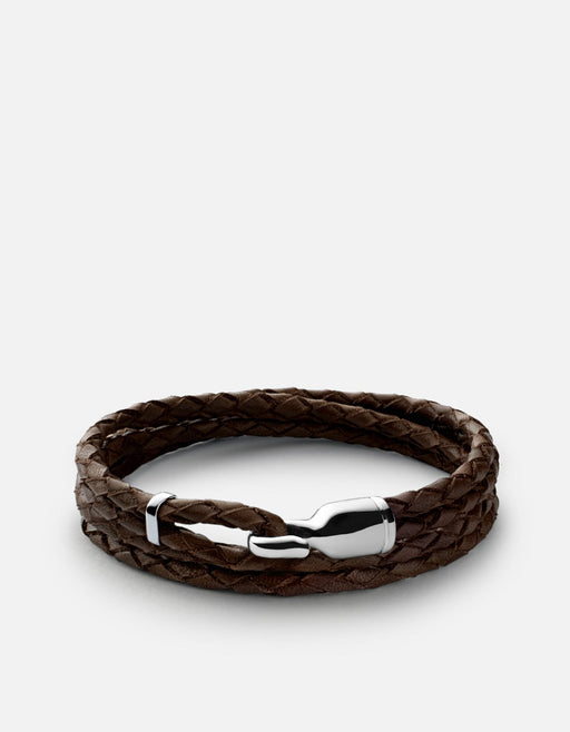 Miansai Bracelets Trice, Sterling Silver Brown / M / Monogram: No