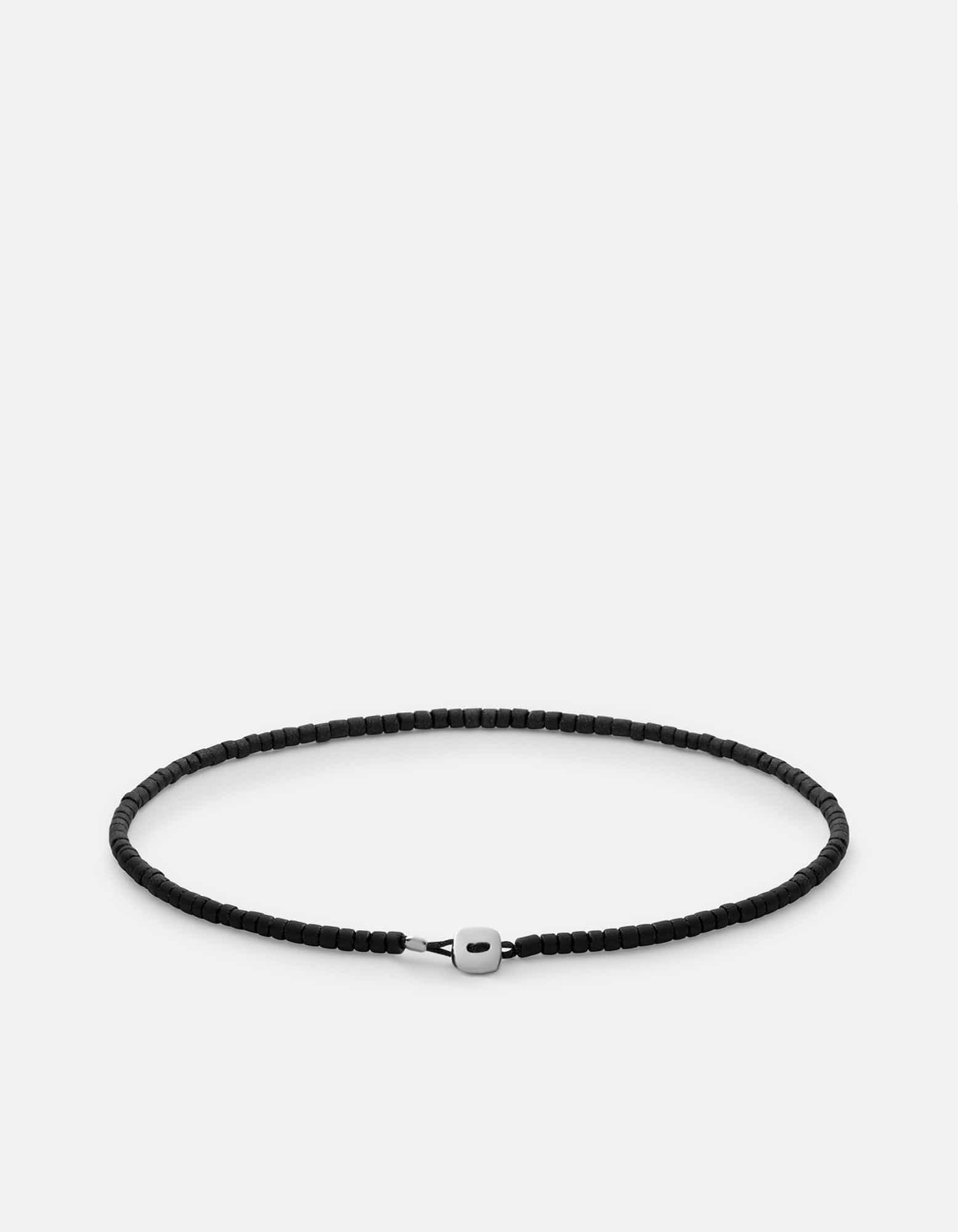Men's Oran Bead Bracelet, Sterling Silver | Miansai