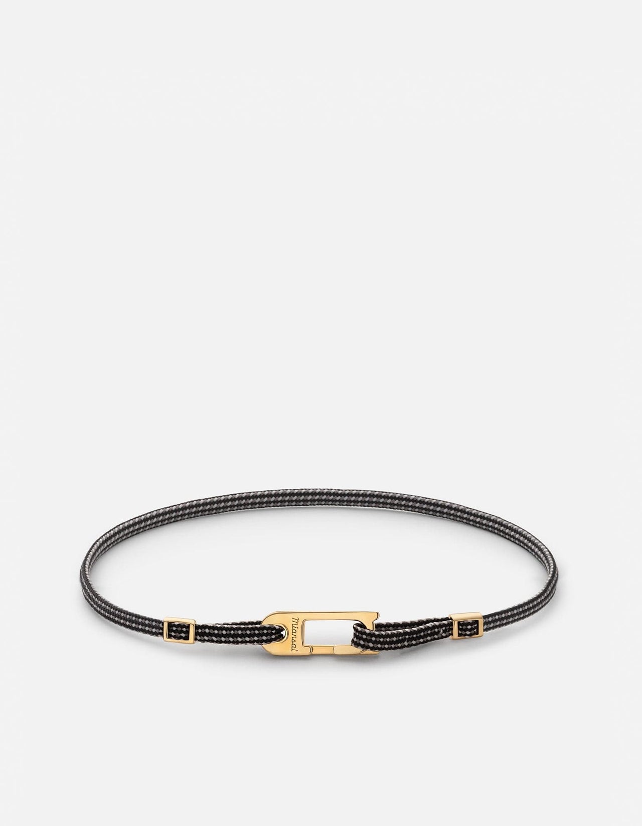 Orson Pull Bungee Rope Bracelet, Gold Vermeil, Men's Bracelets
