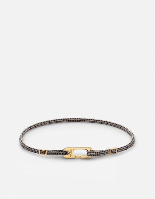 Miansai Bracelets Annex Pull Bracelet, Gold Vermeil Sand/Black / O/S