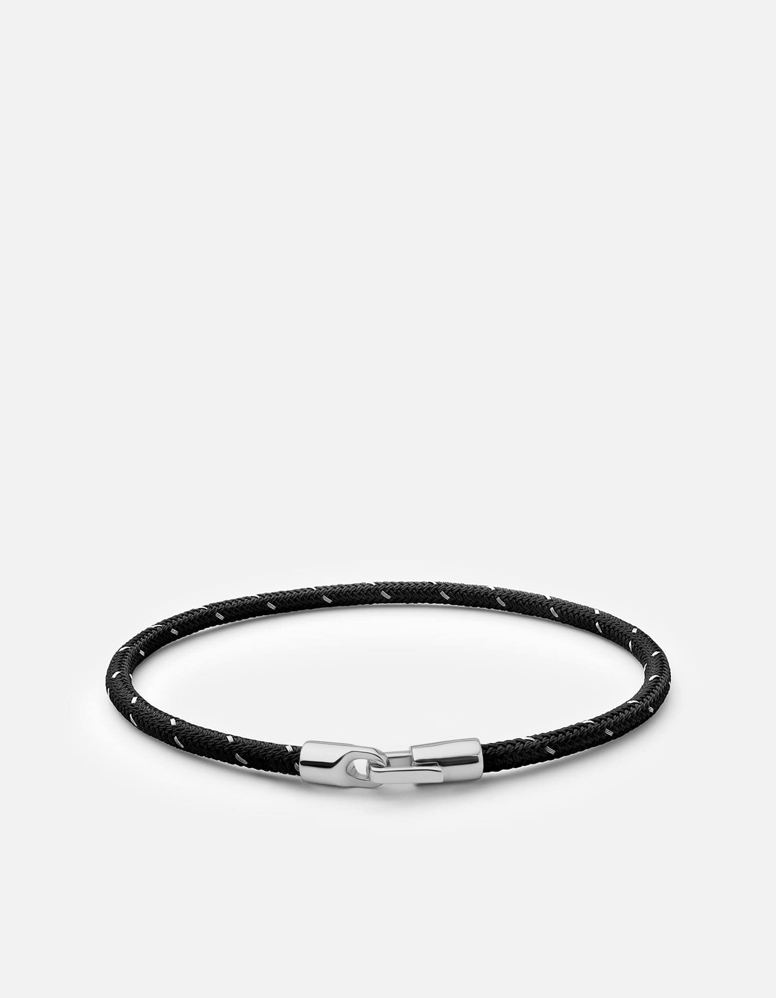 Cruz Rope Bracelet Sterling Silver Men's | Miansai