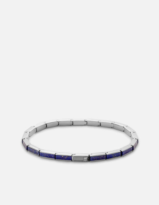 Miansai Bracelets Line Lapis Bracelet, Sterling Silver