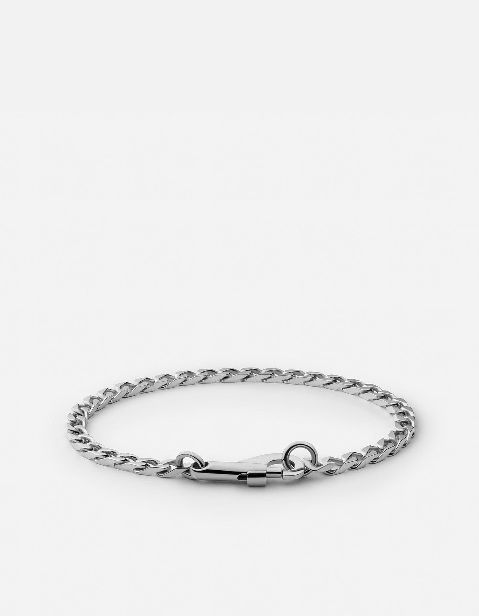 4mm Snap Chain Bracelet Sterling Silver Men's | Miansai