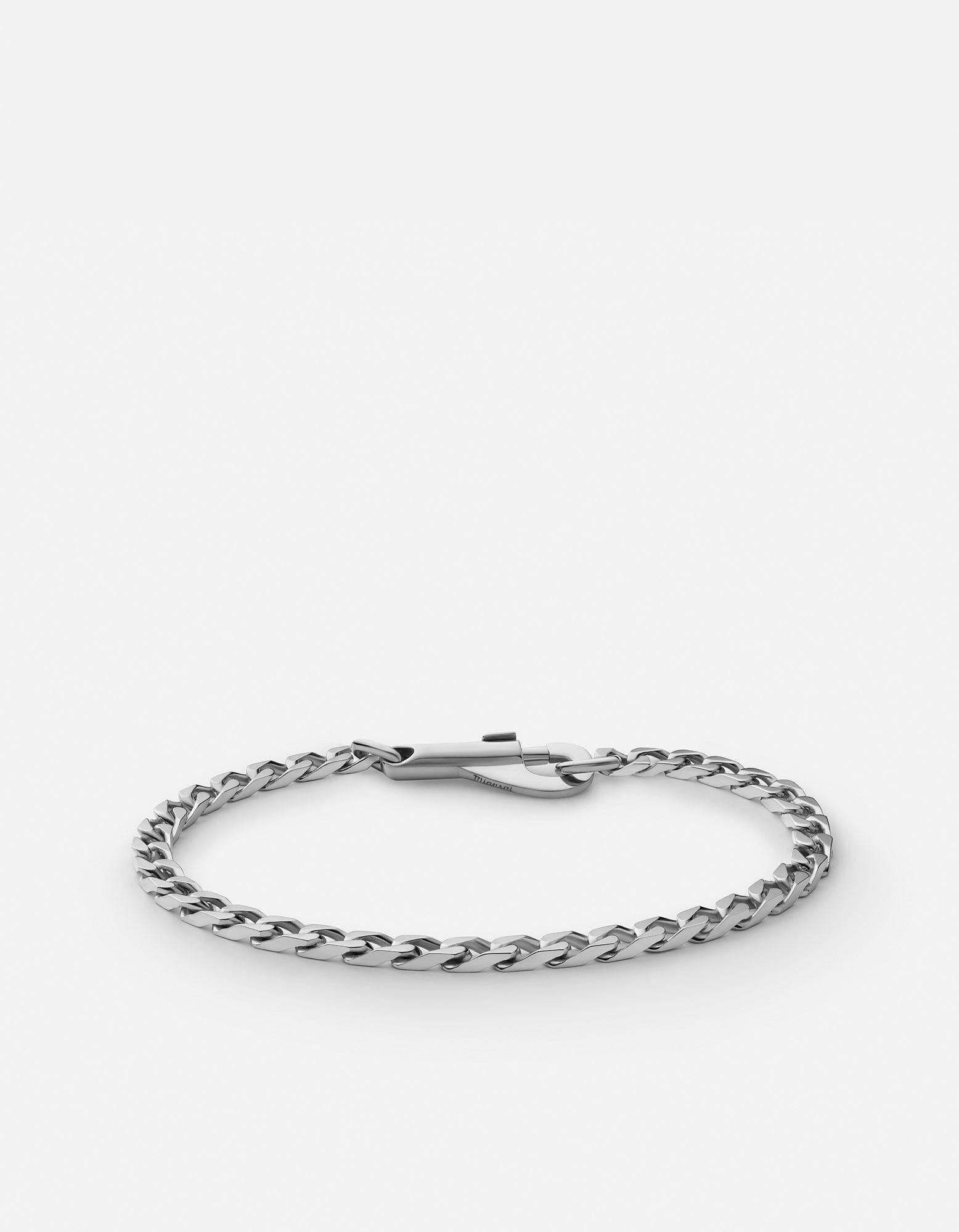 Men's 4mm Snap Chain Bracelet, Sterling Silver | Miansai Men's 4mm Snap Chain Bracelet, Sterling Silver | Miansai