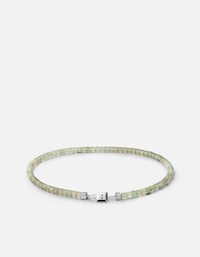Miansai Bracelets Coda Aventurine Bracelet, Sterling Silver Green / M