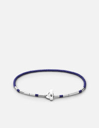 Miansai Bracelets Kiran Lapis Bracelet, Sterling Silver Blue / S