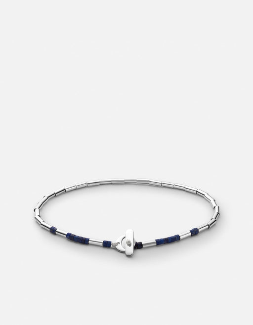 Miansai Bracelets Lani Lapis Bracelet, Sterling Silver Blue / S